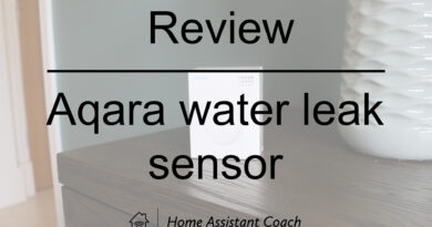 Review Aqara water leak sensor